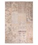 Tapis patchwork - Fade Heritage beige - overzicht boven, thumbnail