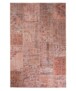 Tapis patchwork - Fade Heritage beige/terracota - overzicht boven, thumbnail