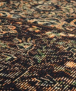 Tapis patchwork Rond - Fade No.1 vert olive - close up materiaal, thumbnail Tapis patchwork Rond - Fade No.1 vert olive - close up materiaal, thumbnail