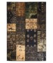 Tapis patchwork - Fade No.1 vert olive - overzicht boven, thumbnail