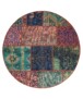 Tapis patchwork Rond - Fade No.1 Multicolore - overzicht boven, thumbnail