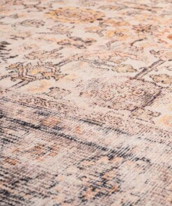 Tapis vintage - Fade Charm beige - close up materiaal, thumbnail Tapis vintage - Fade Charm beige - close up materiaal, thumbnail