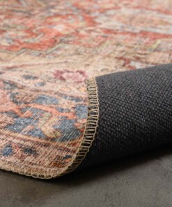 Tapis vintage - Fade Essence beige - close up vouw, thumbnail Tapis vintage - Fade Essence beige - close up vouw, thumbnail