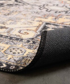 Tapis vintage - Fade Mellow gris - close up vouw, thumbnail Tapis vintage - Fade Mellow gris - close up vouw, thumbnail