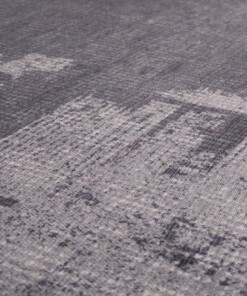 Tapis vintage - Fade Mystic gris - close up materiaal, thumbnail