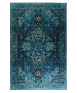 Tapis vintage - Fade No.2 bleu - overzicht boven