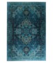 Tapis vintage - Fade No.2 bleu - overzicht boven, thumbnail