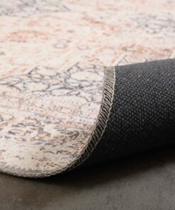 Tapis vintage - Fade No.2 gris - close up vouw, thumbnail