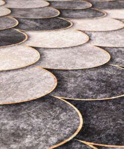 Tapis lavable - Moderna gris - close up materiaal, thumbnail Tapis lavable - Moderna gris - close up materiaal, thumbnail