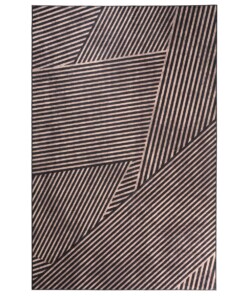 Tapis design lavable - Moderna noir/or - overzicht boven