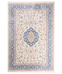 Tapis persan lavable - Moderna bleu - overzicht boven