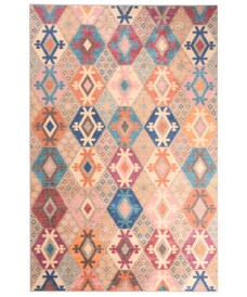 Tapis rétro lavable - Moderna multicolore - overzicht boven, thumbnail