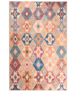 Tapis rétro lavable - Moderna multicolore - overzicht boven