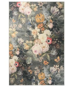 Tapis fleurs lavable - Moderna multicolore - overzicht boven