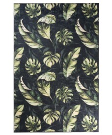 Tapis Jungle lavable - Moderna vert - overzicht boven, thumbnail