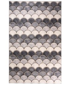 Tapis lavable - Moderna gris - overzicht boven, thumbnail