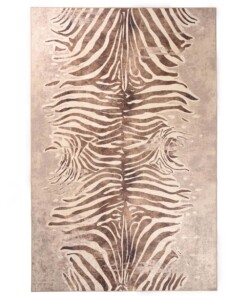 Tapis Zèbre lavable - Moderna marron - overzicht boven