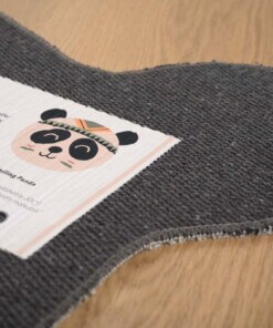 Tapis enfant panda - Smile blanc/noir Tapis enfant panda - Smile blanc/noir