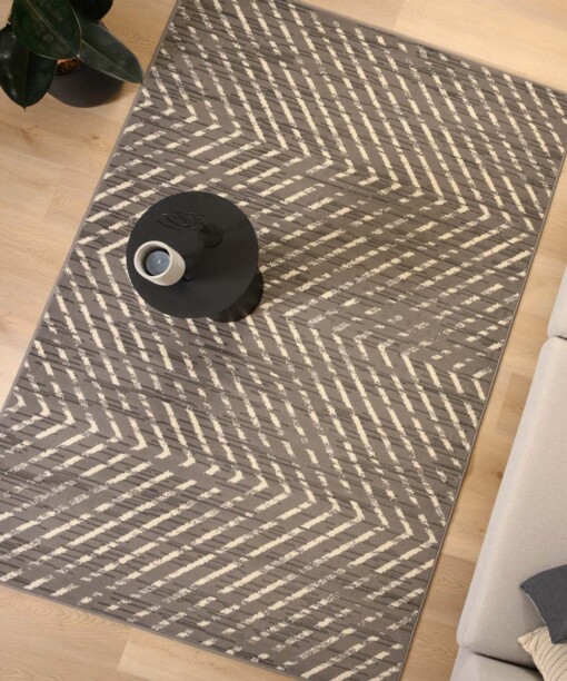 Tapis de couloir Zig zag - Bowie gris