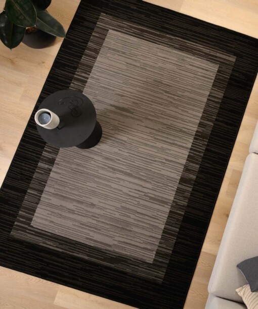 Tapis Moderne - Bowie noir/gris