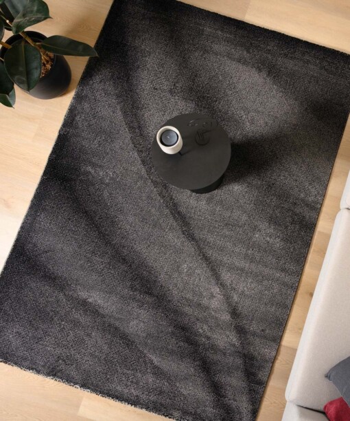 Tapis Moderne - Vision noir/gris