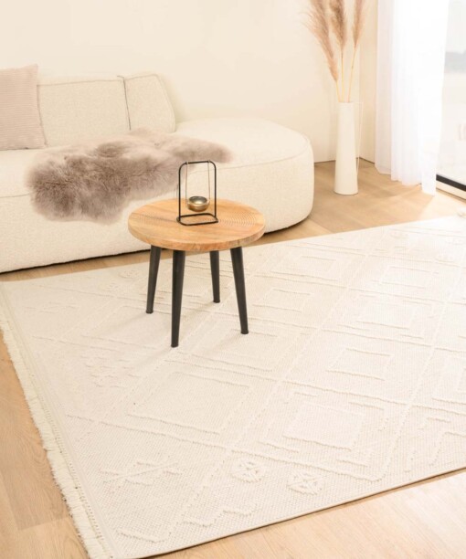 Tapis - Knit Tribe blanc