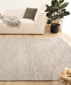 Tapis en laine - Hyssing gris clair