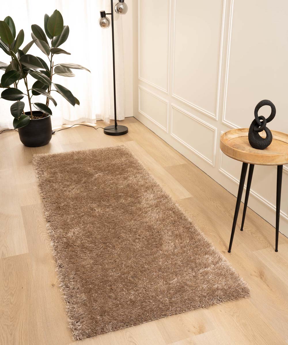 Tapis couloir en velours à poils longs - Posh beige Tapis couloir en velours à poils longs - Posh beige