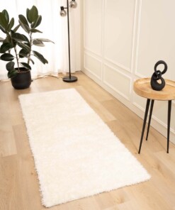 Tapis velours de couloir - Posh blanc