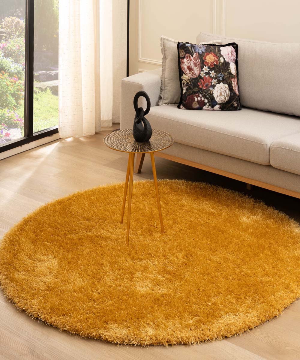 Tapis velours rond - Posh or Tapis velours rond - Posh or