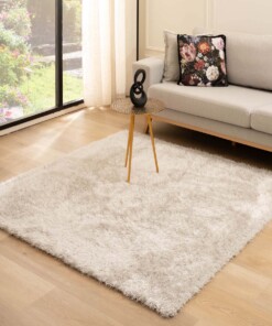 Tapis velours carré - Posh argent clair