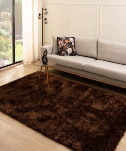 Tapis en velours - Posh marron foncé