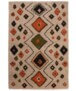 Tapis de couloir poils longs - Artisan beige/multi