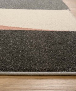 Tapis abstrait - Aria rose - close up