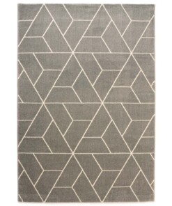 Tapis Géométrique - Aria Pyramid gris - overzicht, thumbnail