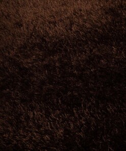 Tapis velours carré - Posh marron foncé - close up