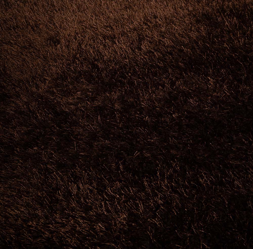 Tapis velours ovale - Posh marron foncé - close up Tapis velours ovale - Posh marron foncé - close up