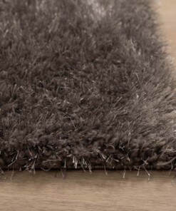Tapis velours carré - Posh gris - close up, thumbnail Tapis velours carré - Posh gris - close up, thumbnail