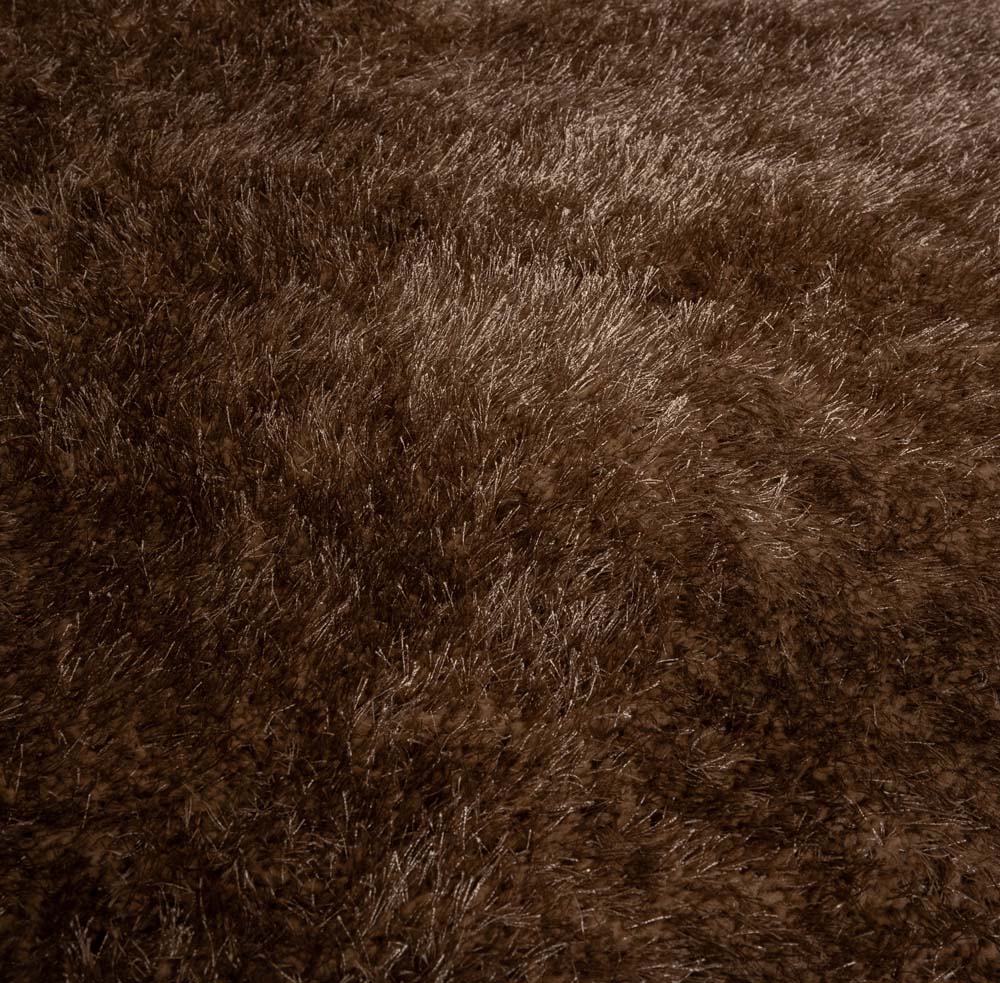 Tapis velours carré - Posh marron - close up Tapis velours carré - Posh marron - close up