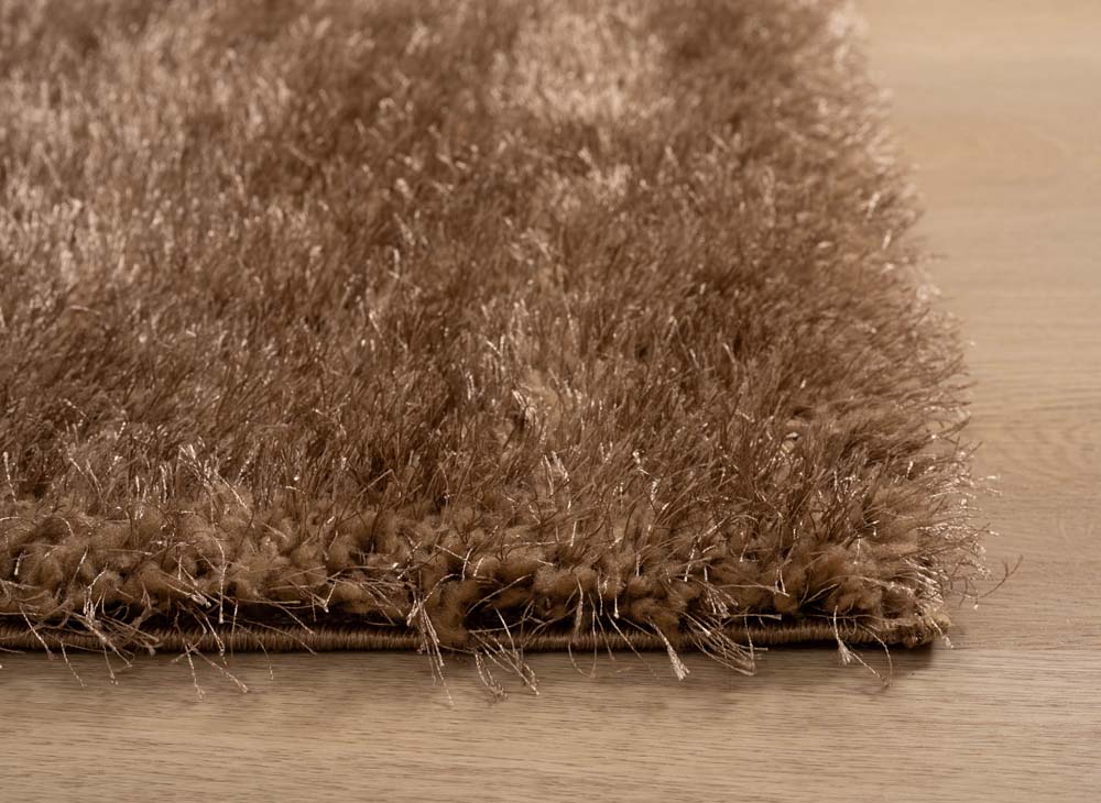 Tapis velours carré - Posh marron - close up Tapis velours carré - Posh marron - close up