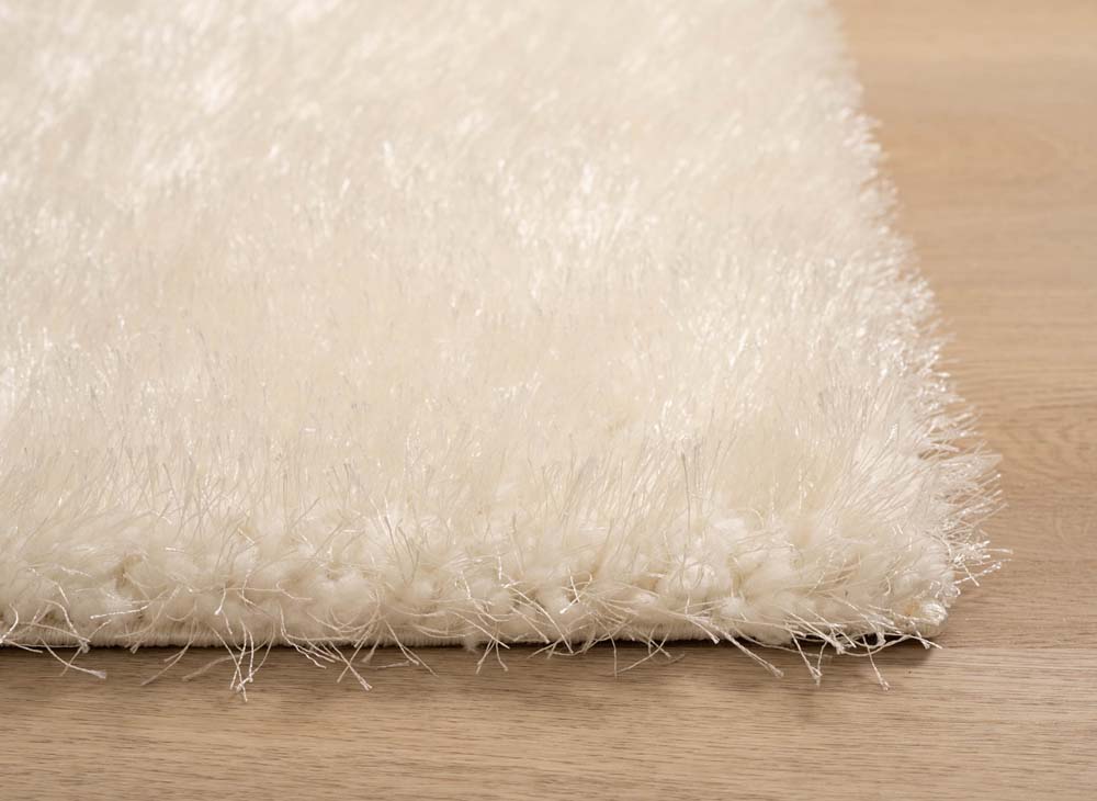 Tapis velours carré - Posh blanc - close up Tapis velours carré - Posh blanc - close up