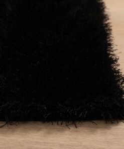 Tapis en velours - Posh noir - close up, thumbnail Tapis en velours - Posh noir - close up, thumbnail