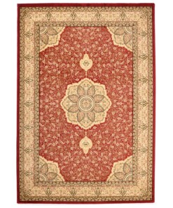 Tapis persan - Mirage Majesty rouge/beige - overzicht
