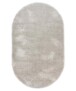Tapis velours ovale - Posh argent clair - overzicht, thumbnail