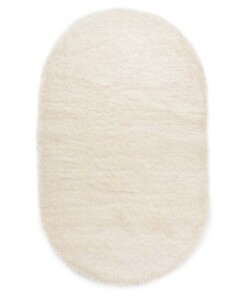 Tapis velours ovale - Posh blanc - overzicht