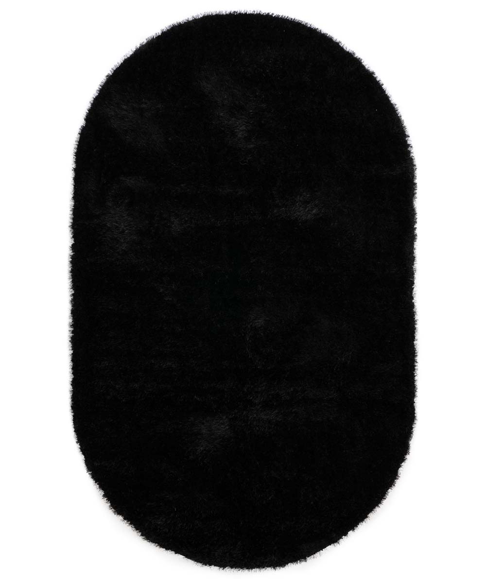 Tapis velours ovale - Posh noir - overzicht Tapis velours ovale - Posh noir - overzicht