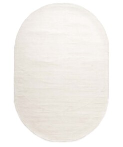 Tapis viscose ovale - Glamour blanc - overzicht
