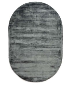 Tapis viscose ovale - Glamour bleu - overzicht