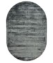 Tapis viscose ovale - Glamour bleu - overzicht, thumbnail