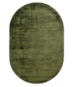 Tapis viscose ovale - Glamour vert - overzicht
